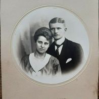 uraltes Foto auf Pappe "Paar" ca. um 1900 ?/ Neustadt/ Orla !!!! Histor. Dokument