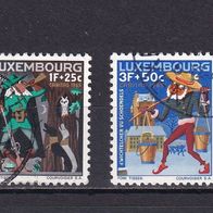 Luxemburg, 1965, Mi. 718, 720, Caritas, 2 Briefm., gest.