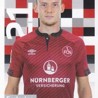 1. FC Nürnberg Topps Sammelbild 2018 Federico Palacios Bildnummer 227