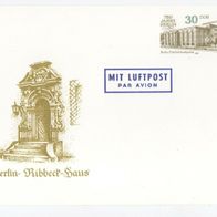 alte DDR Ersttagspostkarte "750 Jahre Berlin" von 1987 / Ribbeck-Haus / NEU!
