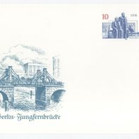 alte DDR Ersttagspostkarte "750 Jahre Berlin" von 1987/ Jungfernbrücke / NEU!