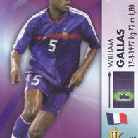 Panini Trading Card zur Fussball WM 2006 William Gallas Nr.31/150 Frankreich
