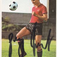 1. FC Nürnberg Bergmann Trading Card 1967 Georg Volkert Nr.20 mit Autogramm