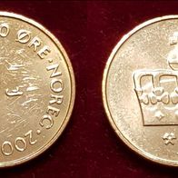 14371(1) 50 Öre (Norwegen) 2004/ MF in UNC- ................ * * * Berlin-coins * * *