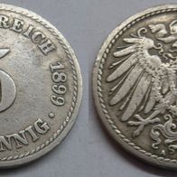 Deutsches Reich 5 Pfennig 1899 (A) ## D3-1A