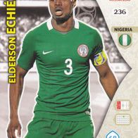 Panini Trading Card Fussball WM 2018 Elderson Echiejile Nr.209 aus Nigeria