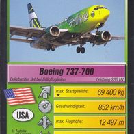 Boeing 737-700 Quartett Sammelkarte Flugzeuge Nr.1A