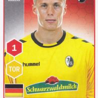 SC Freiburg Topps Sammelbild 2017 Alexander Schwolow Bildnummer 79