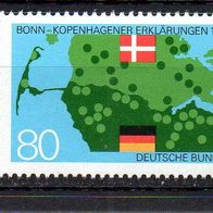 Bund BRD 1985, Mi. Nr. 1241, Bonn-Kopenhagen-Erklärung, postfrisch #17204