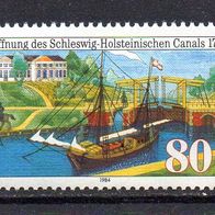 Bund BRD 1984, Mi. Nr. 1223, Schleswig-Holstein-Canal, postfrisch #17195