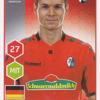 SC Freiburg Topps Sammelbild 2017 Nicolas Höfler Bildnummer 89