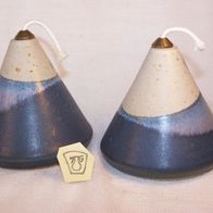 Studio-Keramik Öllampen, gemarkt / signiert - " MG "