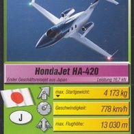 HondaJet HA-420 Quartett Sammelkarte Flugzeuge Nr.6C