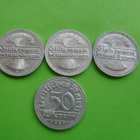 Deutschland 1920 50 Pfennig A-D-F