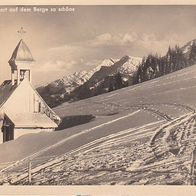 AK Oberstaufen - Bergkapelle auf der Hochwiesalpe - Steibis - Allgäu (6575)