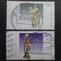 Deutschland 1990, Michel-Nr. 2107 + 2108, gestempelt