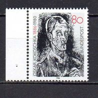 Bund BRD 1986, Mi. Nr. 1272, Oskar Kokoschka, postfrisch #17323