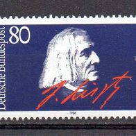 Bund BRD 1986, Mi. Nr. 1285, Todestag Franz Liszt, postfrisch #17348