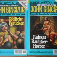 2 x Geisterjäger John Sinclair - Band 459 & 460 ! Sehr Gut ! 2. Auflage / Horror