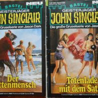 2 x Geisterjäger John Sinclair 1. Auflage - Band 553 & 560 ! Gut erhalten! Horror