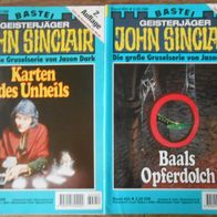 2 x Geisterjäger John Sinclair - Band 453 & 454 ! Sehr Gut ! 2. Auflage / Horror