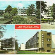 DDR Ansichtskarte Dessau-Roßlau -BAUHAUS DESSAU- Bild und Heimat Reichenbach