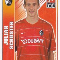 SC Freiburg Topps Sammelbild 2009 Julian Schuster Bildnummer 123