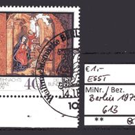 Berlin 1979 Weihnachten MiNr. 613 ESST