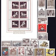Österreich 1972 kompletter Jahrgang MiNr. 1381 - 1409 postfrisch inkl. Blockausgabe 2