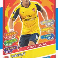 Arsenal London Topps Trading Card Champions League 2016 Mesut Özil ARS 12