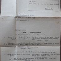 uraltes Grundbucheintrag - Dokument aus Plauen/ Syrau / Vogtland aus 1939 (2. WK) !