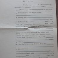 uralte Heiratsurkunde / Dokument aus Plauen/ Straßberg im Vogtland / Sachsen aus 1940