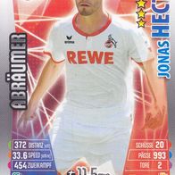 1. FC Köln Topps Match Attax Trading Card 2015 Jonas Hector Nr.183 Abräumer