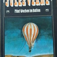 Fünf Wochen im Ballon" Abenteuerroman v. Jules Verne / SEHR Gut ! Aus 1976- DDR