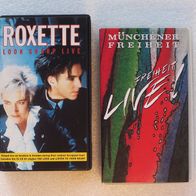 2 VHS Musikkassetten - Roxette / Münchner Freiheit