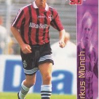 Bayer Leverkusen Panini Ran Sat 1 Fussball Trading Card 1996 Markus Münch Nr.55