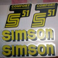 S70,Comfort,Simson,Aufklebersatz,Aufkleber,Simme,Oldtimer,Ostalgie DDR 