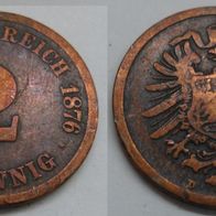 2 Pfennig 1876 (D) ## D5-3B