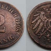 2 Pfennig 1908 (A) ## D5-3E