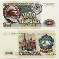 Russland 1000 Rubel 1991 / Fast Kassenfrisch / AU