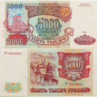 Russland 5000 Rubel 1994