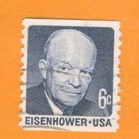 USA 1970 Mi.1005. Cu Freimarke Eisenhower Marke aus Rolle