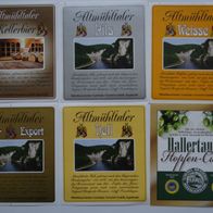 6 Bier-Etiketten - Mittelbayerischer Getränke Vertrieb, "Altmühltaler", Bayern