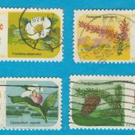 USA 1969 Mi.986 - 989 kompl. Satz gest. Internationaler Botanischer Kongreß