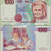 Italien 1000 Lire 1990 / Pick.114a - Kassenfrisch / Unc