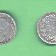 Niederlande 10 Cent 1941 (Wilhelmina, Silber)