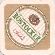 Rostocker Bier - alter Bierdeckel "Rostocker Pils"
