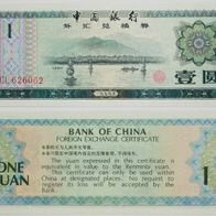 China 1 Yuan 1979 / FX3 - Kassenfrisch / Unc