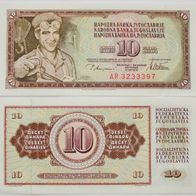 Jugoslawien 10 Dinara 1978 - Kassenfrisch / Unc