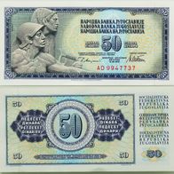 Jugoslawien 50 Dinara 1978 - Kassenfrisch / Unc